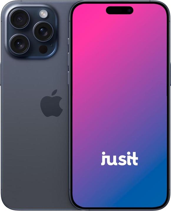 Immagine prodotto jusit iPhone 15 Pro Max (256 GB, Blu Titanio, 6.70", 0.00 Mpx, A / Come nuovo)