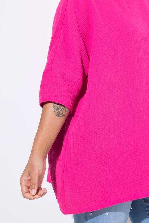 Actual product image Miamoda Bluse, oversized, Musselin, 3/4-Ärmel (46, 48)