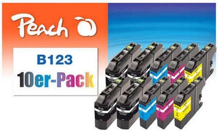 Produktbild Peach LC-123 Combi Pack 10 (M, C, BK, Y)