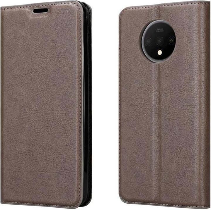 Actual product image Cadorabo Book Invisible Magnet Cover (OnePlus 7T)