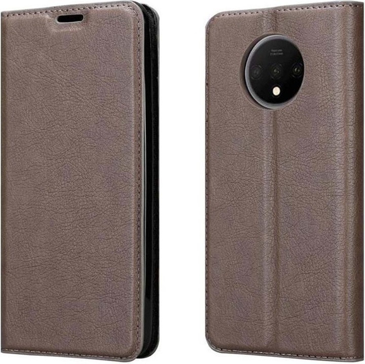 Actual product image Cadorabo Book Invisible Magnet Cover (OnePlus 7T)