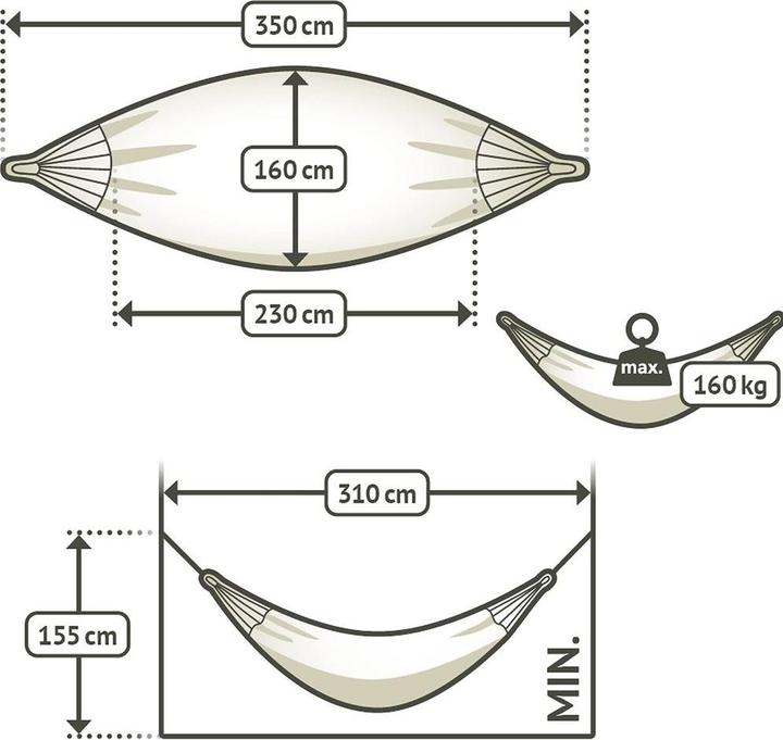 Actual product image La Siesta Modesta Double (160 kg)