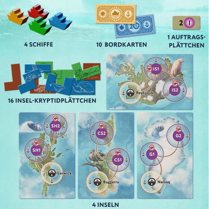 Immagine prodotto iDventure Isole - Natura Criptica - Espansione per il gioco da tavolo (Tedesco)