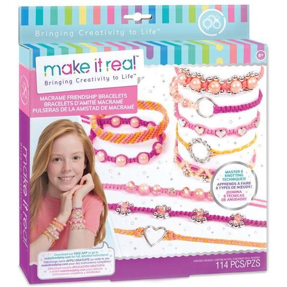 Thumbnail - Make it Real - Makramee-Freundschaftsarmband herstellen, Handarbeitsset, Mehrfarbig