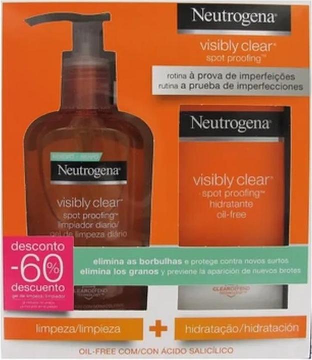 Image du produit Neutrogena Visibly Clear Gel lavant non gras 200ml Set 2 articles (Gel nettoyant, 200 ml)