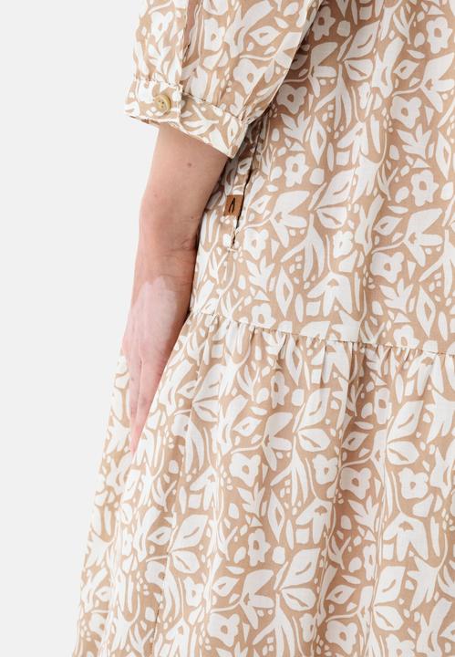 Image du produit Camel Active Robe étagée avec imprimé floral allover (L)