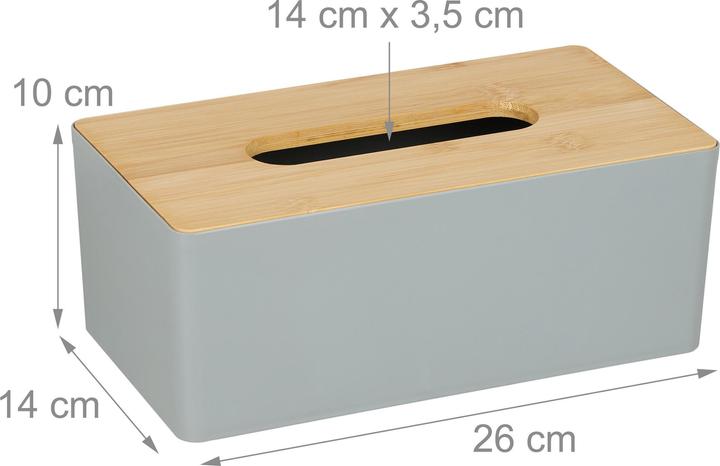 Actual product image Relaxdays Tissue box