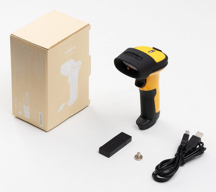 Produktbild Inateck Barcodescanner P6-AI yellow (BCST-P6-AI yellow) (1D-Barcodes)