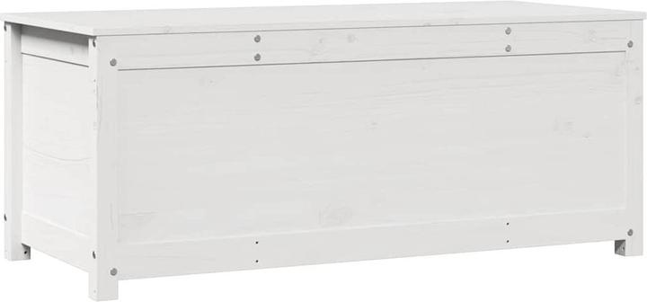 Actual product image vidaXL Truhe Weiss 110x50x45,5 cm Massivholz Kiefer,Farbe