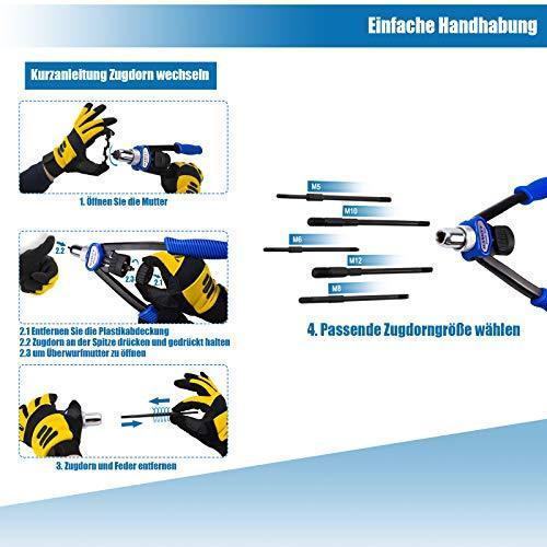 Actual product image Haskyy Riveting pliers set