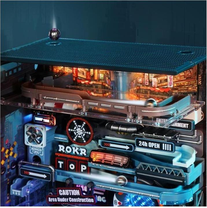 Productafbeelding Rokr De knikkerbaan van The Last City - 3D bouwpakket (kunststof)