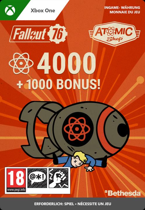 Image du produit Microsoft Fallout 76 - 4000 (+1000 bonus) Atomes (3000 CHF)