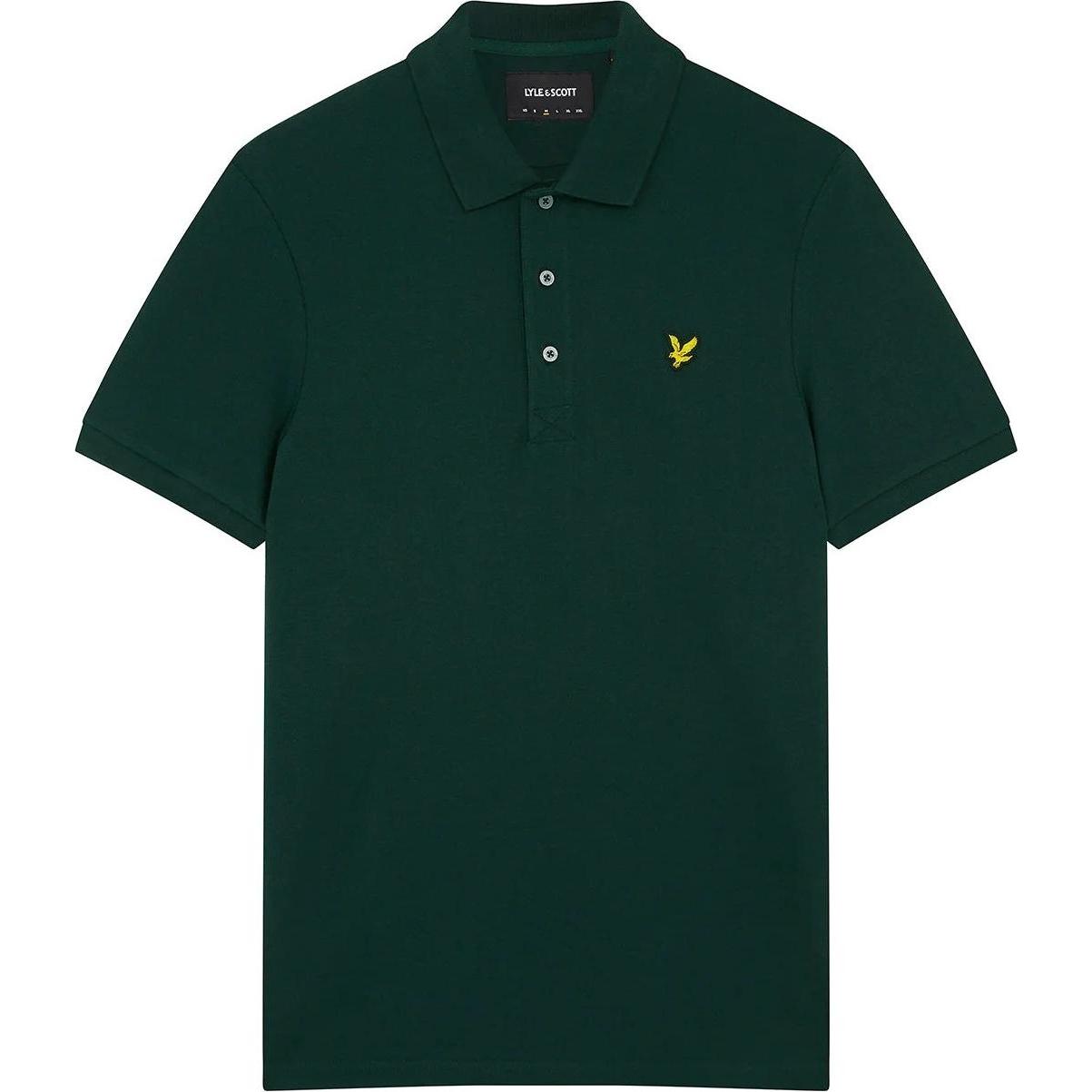 Lyle and Scott, Herren, Shirt, Plain Poloshirt Herren, Grün, (S)