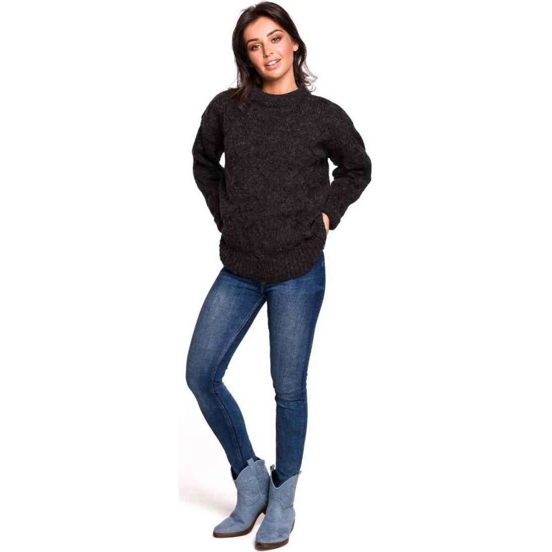 Thumbnail - Be Wear, Unisex, Pullover, 945215, Grau, (M)
