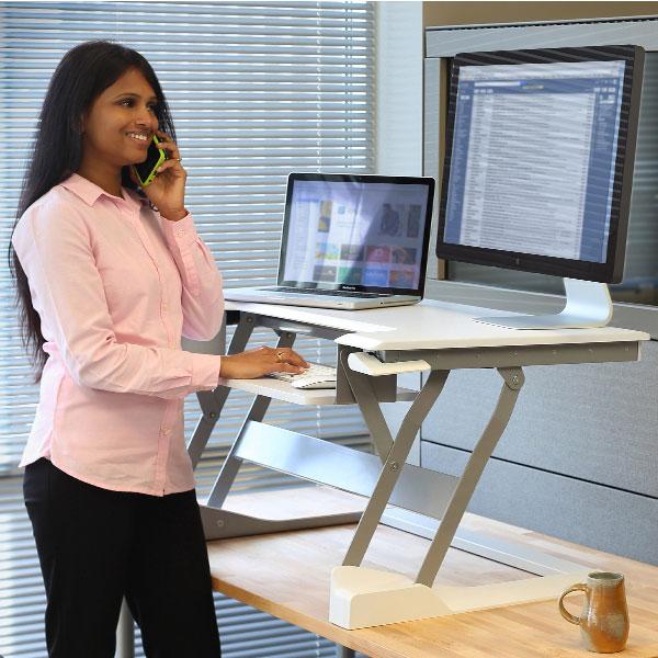 Produktbild Ergotron WorkFit Steh-Sitz Arbeitsplatz