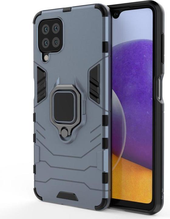 Image du produit Hurtel Ring Armor Case Kickstand Tough Rugged Cover pour Samsung Galaxy A22 4G bleu (Samsung Galaxy A22)