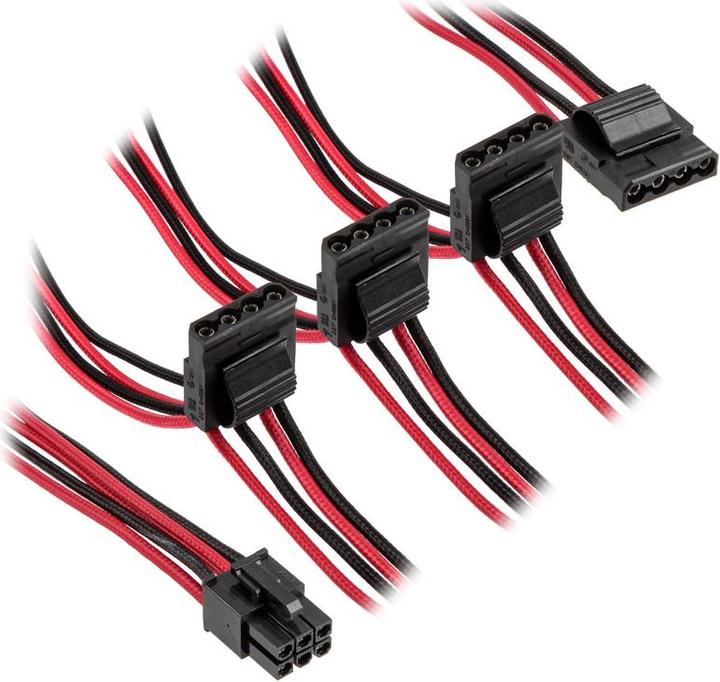Produktbild Corsair Premium Sleeved 4-Pol-Molex-Kabel