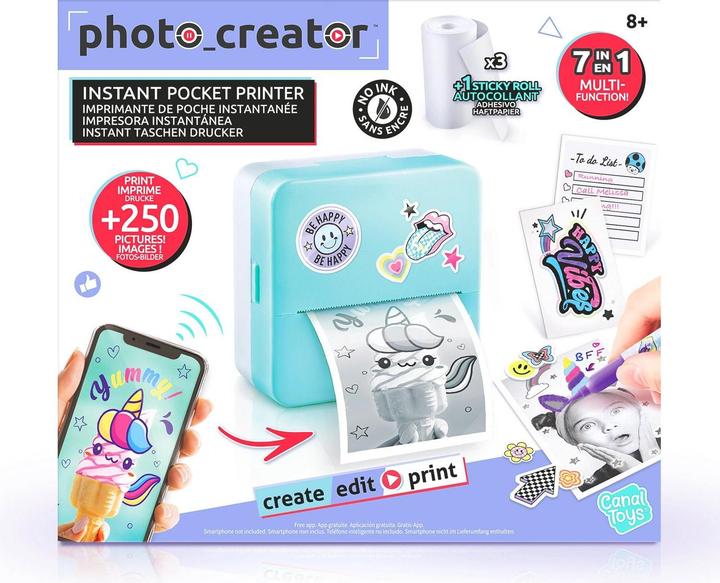 Actual product image Canal Toys Instant Pocket Printer (USB-C)
