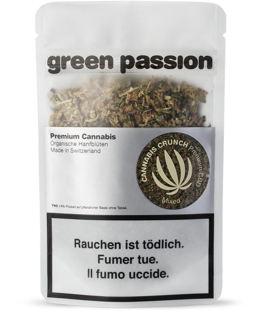 Immagine prodotto Green Passion Cannabis Crunch (100 g, Interno)