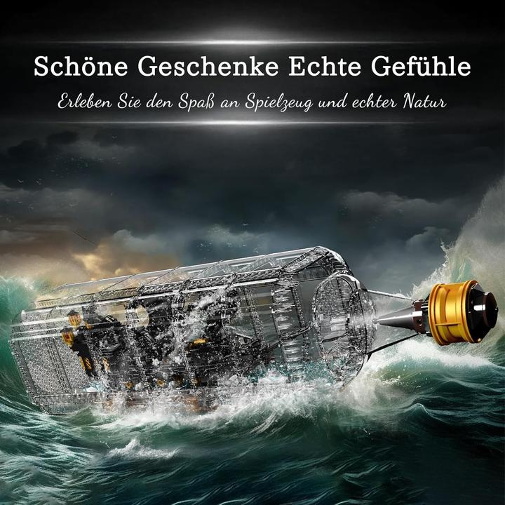 Image du produit Mould King Schiff in Flasche Bausatz