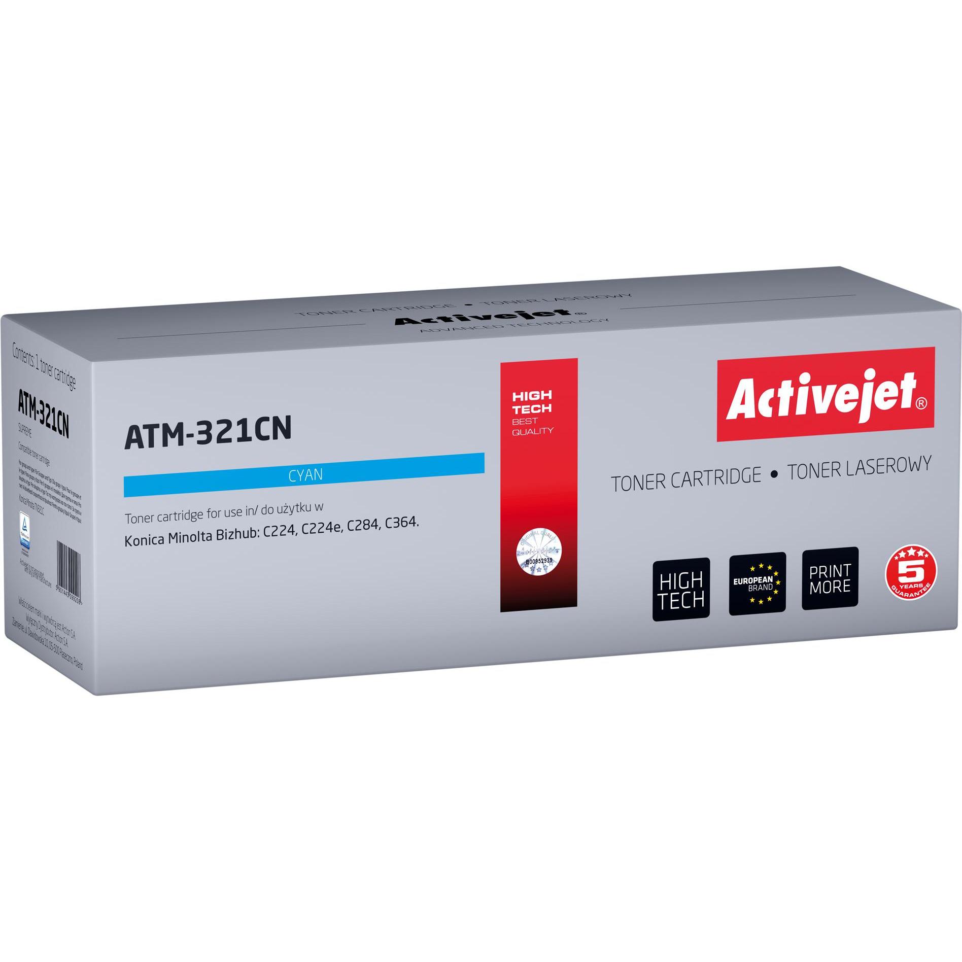 Activejet, Toner, ATM-321CN - 25000 Seiten - Cyan - 1 Stück(e) (C)