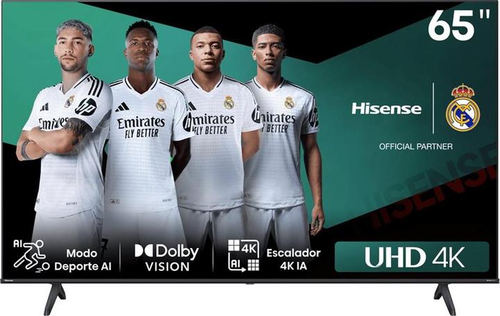 Produktbild Hisense TV 65E6NT (164 cm (65 Zoll), schwarz, UltraHD/4K, HDR, Triple Tuner) (65", LED, UHD)