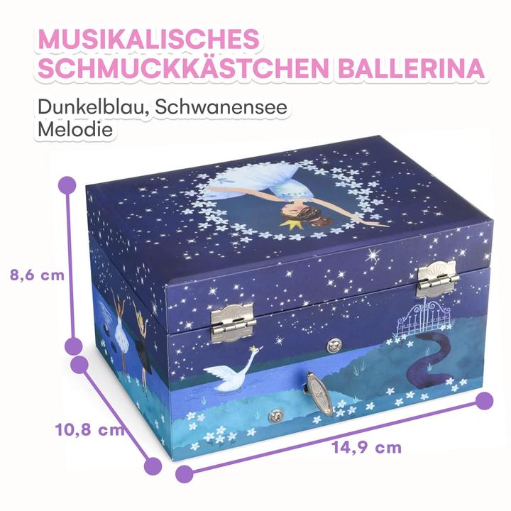 Produktbild Only-Bags.Store Schmuckkästchen mit Musik und sich drehender Ballerina