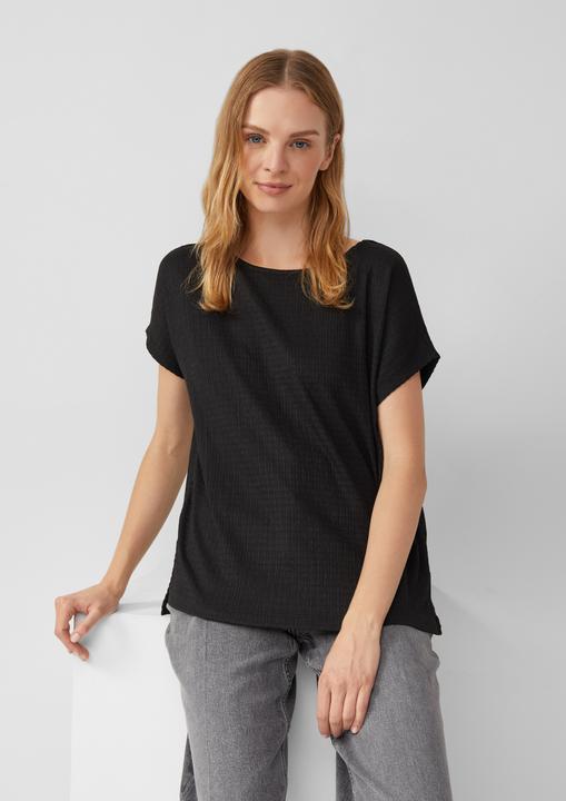 Produktbild S.Oliver T-Shirt Strukturiertes T-Shirt im Relaxed Fit (44)