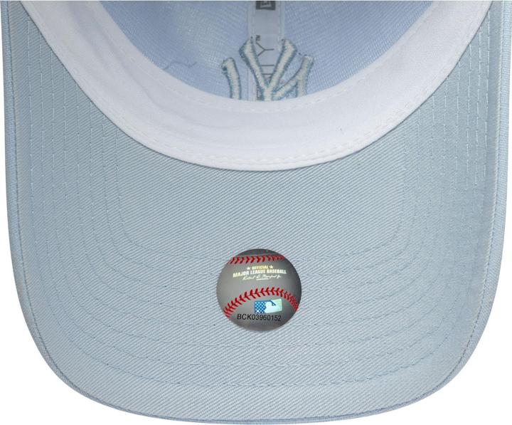 Actual product image New Era 9Twenty Damen Cap - Leinen New York Yankees Sky