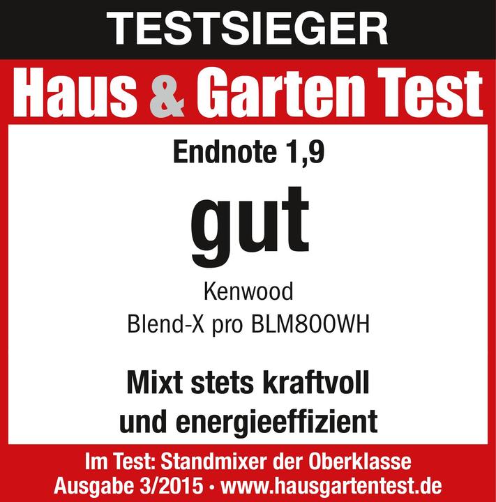 Produktbild Kenwood BlendX-Pro BLM800WH (1400 W)