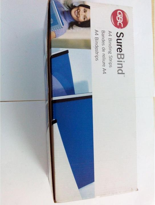 Produktbild GBC Surebind Strips A4 Schwarz 25mm