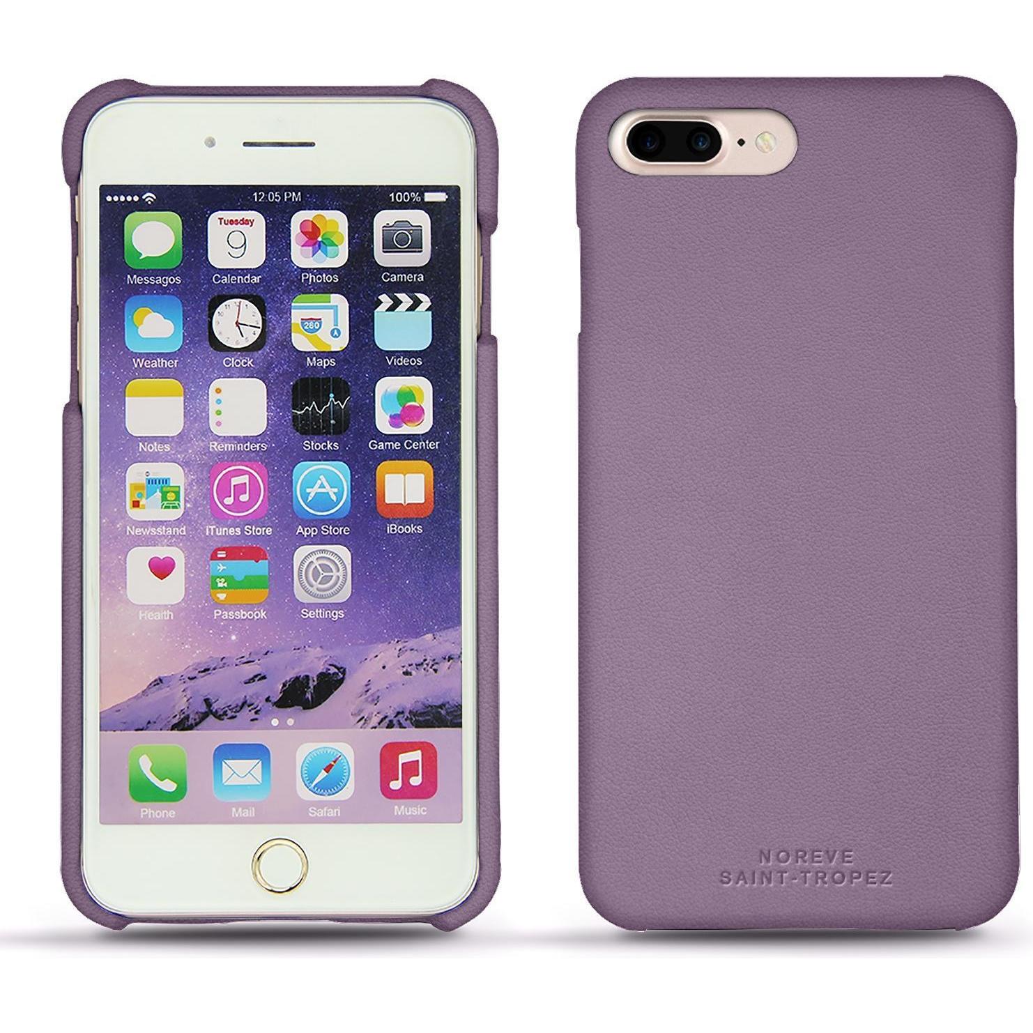 Noreve Lederschutzhülle (Apple iPhone 7 Plus), Smartphone Hülle, Violett