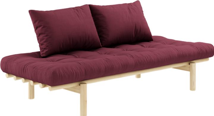 Light Bordeaux, natural pine