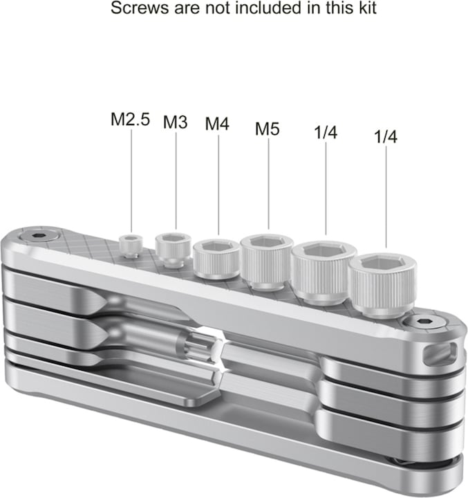 Produktbild SmallRig Folding Tool Set with Screwdrivers and Wrenches – 2213 (Diverses Video Zubehör)