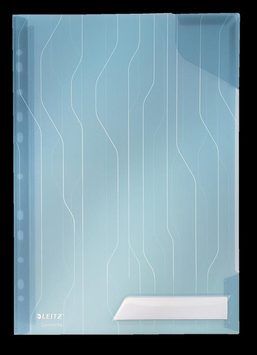 Produktbild Leitz Sicht--Prospekthülle CombiFile, A4, PP, blau, 0,20 mm genarbt, Kombination aus Prospekthülle u (A4, 1 x)