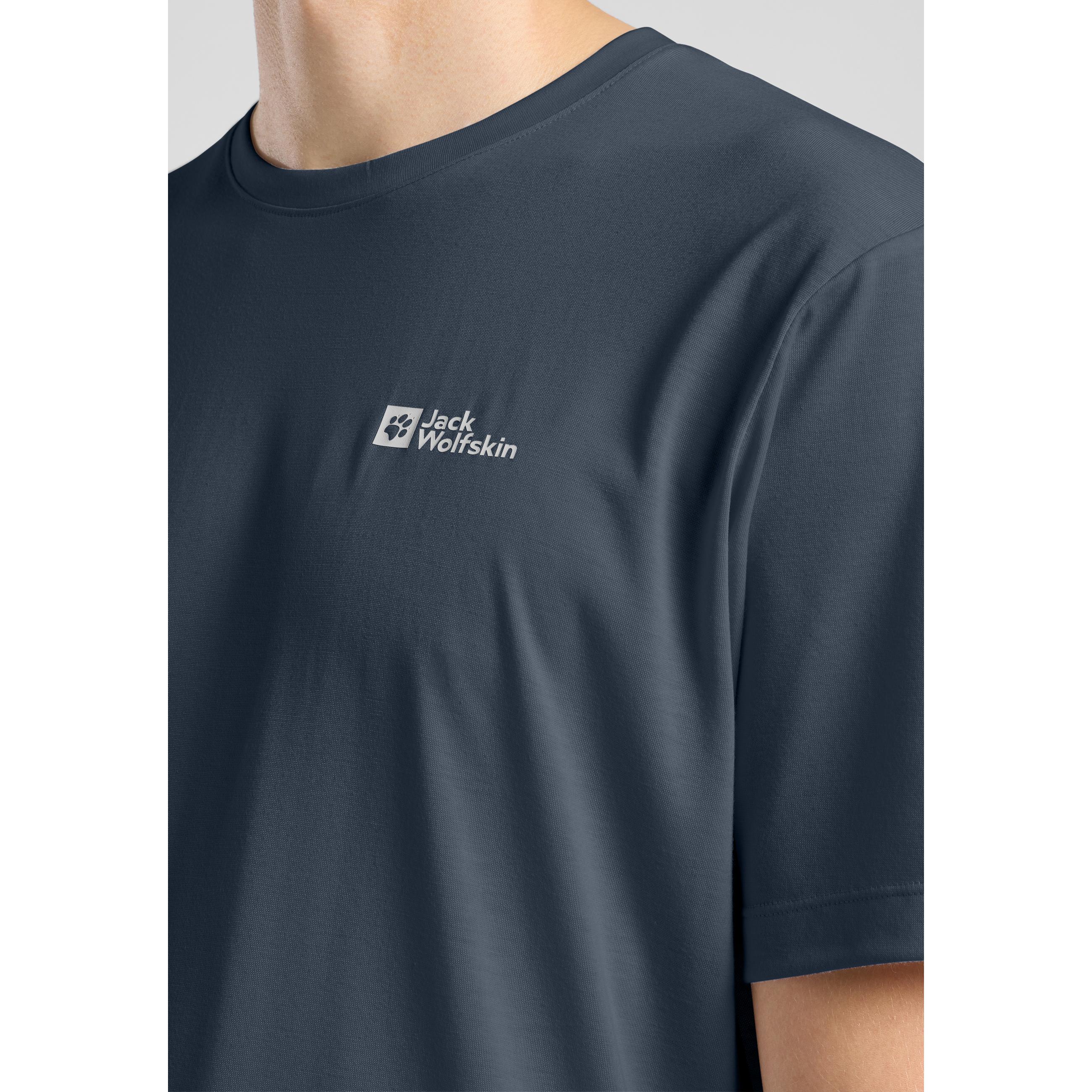 Thumbnail - Jack Wolfskin, Herren, Sportshirt, Vonnan S/S T M (XXL), Blau, XXL