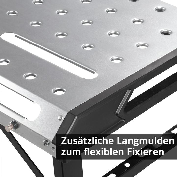 Immagine prodotto Stahlwerk Tavolo di saldatura mobile AWT-930 ST 1068 x 532 mm Banco di lavoro regolabile in altezza (106.80 cm, 53.20 cm)