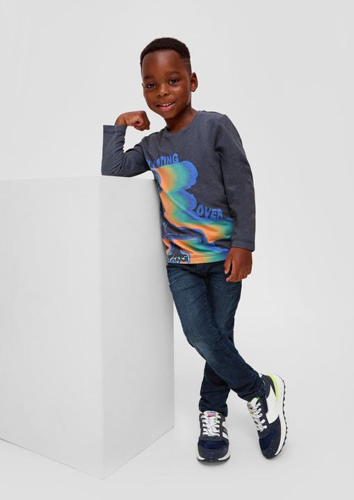 Immagine prodotto S.Oliver T-Shirt Langarmshirt mit umlaufendem Grafikprint (92)