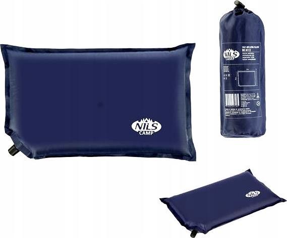 Actual product image Nils CAMP Self-Inflating Travel Pillow NC4113 Blue