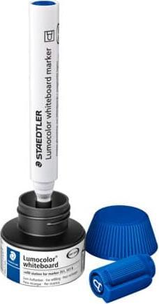Image du produit Staedtler ® Recharge d'encre pour marqueur Lumocolor® refill station flacon bleu 20ml (4 x)