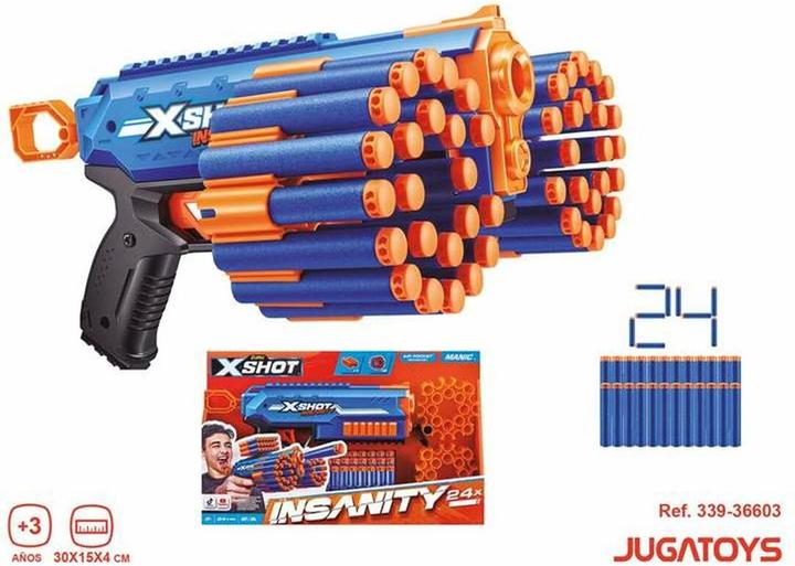 Image du produit Xshot - Insanity Blaster Manic avec fléchettes