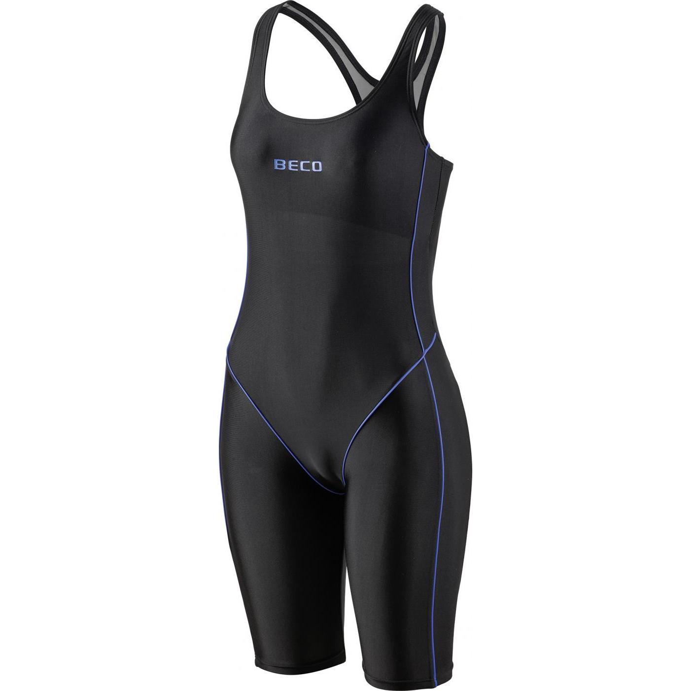 Beco, Damen, Badeanzug, Beermann GmbH Schwimmanzug Standard blau/schwarz 38, Blau, (38)