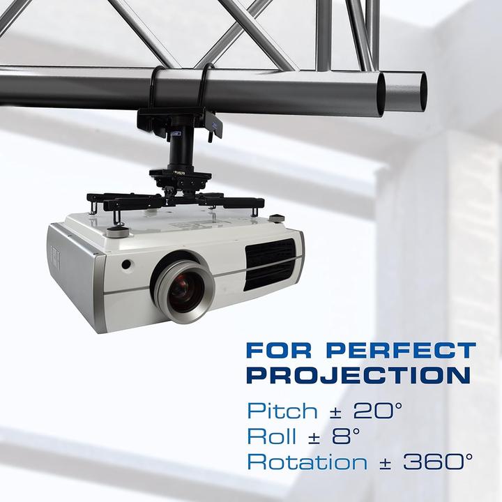 Actual product image QualGear Pro-AV projector mounting kit - QG-KIT-TA-3IN-B (Ceiling)