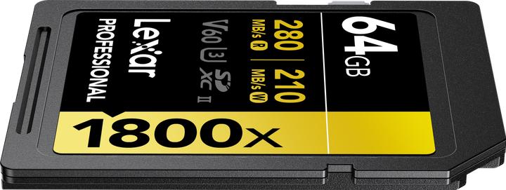 Productafbeelding Lexar Professional 1800x (64 GB, SDXC, U3, UHS-II)