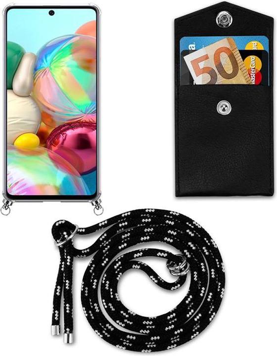 Produktbild Cadorabo TPU Handy Kette SILBER Cover