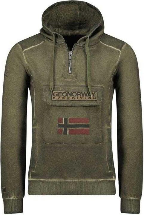 Produktbild Geographical Norway Gymclass EO Tiedye Badge Sweatshirt (L)