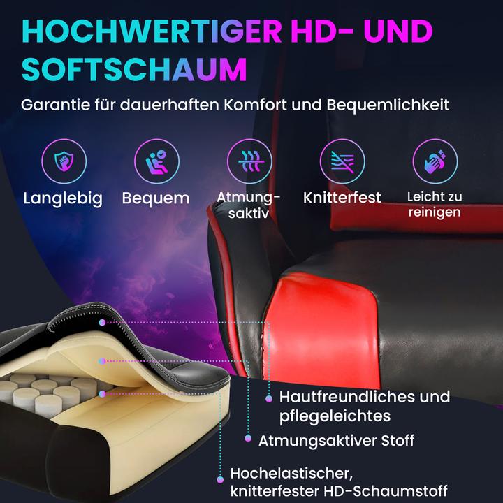 Actual product image Extralink Gaming chair | office rotating bucket black and red G-522