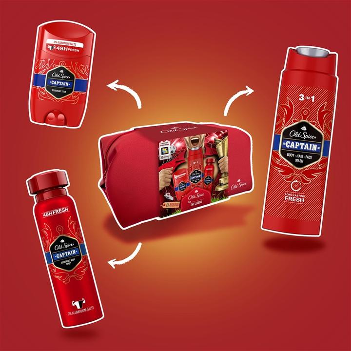Image du produit Old Spice Set Captain+Cosmetic Case (Stick, 50 ml)