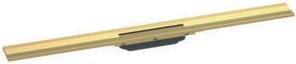 Actual product image hansgrohe HG shower channel RainDrain Flex can be shortened, wall mounting 900mm polished gold (900 mm)