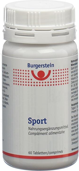 Actual product image Burgerstein Sport (60 pcs., Pills, 80 g)